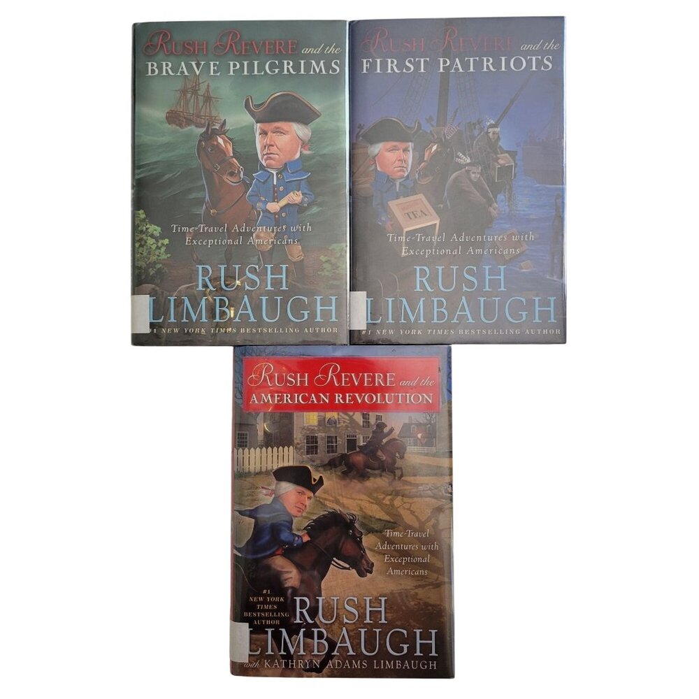 3 Rush Revere Series Books‎ By Rush Limbaugh HC Home School Teacher History